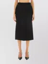 Dolce & Gabbana Gabardine Virgin-wool Midi Skirt