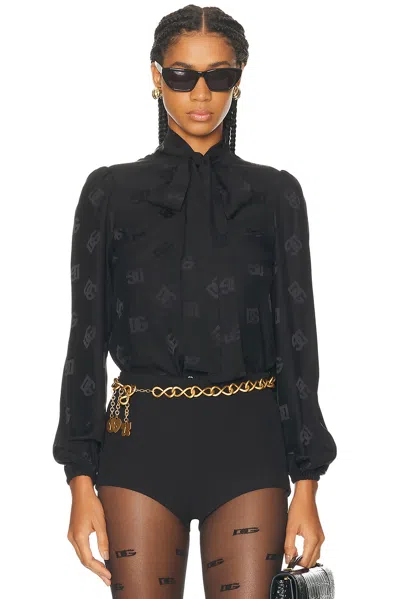 DOLCE & GABBANA LONG SLEEVE BLOUSE