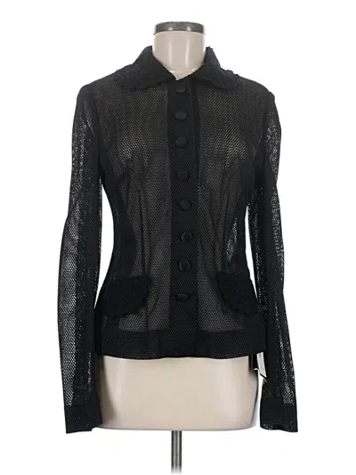 Dolce & Gabbana Long Sleeve Blouse In Black