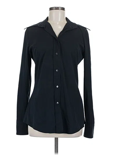 Pre-owned Dolce & Gabbana Long Sleeve Blouse In Blue