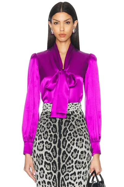 DOLCE & GABBANA LONG SLEEVE BLOUSE