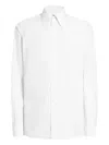 Dolce & Gabbana White Regular Solid Shirt In White