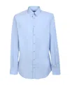 Dolce & Gabbana Cotton Shirt In Blue