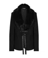 Dolce & Gabbana Long Sleeve Casual Jacket In Black