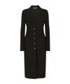 Dolce & Gabbana Logo-button Single-breasted Coat In Black