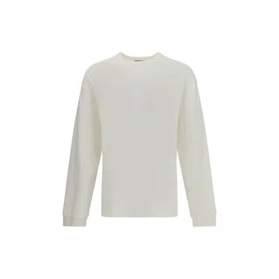 Dolce & Gabbana Long-sleeve Crew Neck Sweater In White