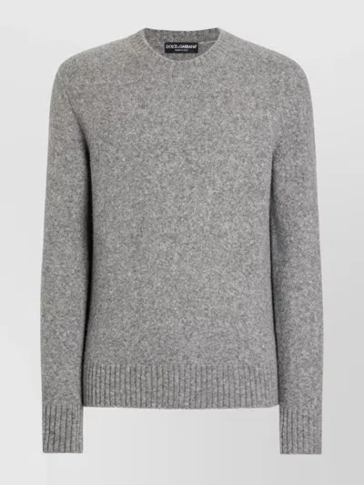 DOLCE & GABBANA LONG SLEEVE CREWNECK SWEATER