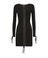Dolce & Gabbana Woman Mini Dress Black Size 4 Viscose, Silk, Elastane In Black
