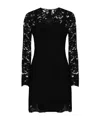 Dolce & Gabbana Short Cordonetto Lace Dress With A Jersey Insert In Black