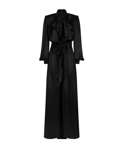 Dolce & Gabbana Long Sleeve Dress In Black
