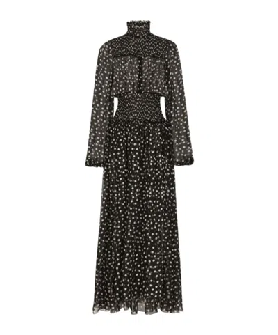Dolce & Gabbana Long Sleeve Dress In Black