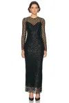 Dolce & Gabbana Long Sleeve Dress In Black