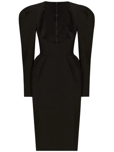 DOLCE & GABBANA LONG-SLEEVE DRESS