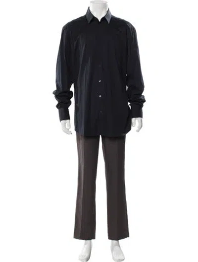Pre-owned Dolce & Gabbana Long Sleeve Dress Shirt In Black