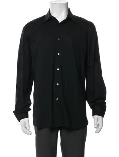 Pre-owned Dolce & Gabbana Long Sleeve Dress Shirt In Black