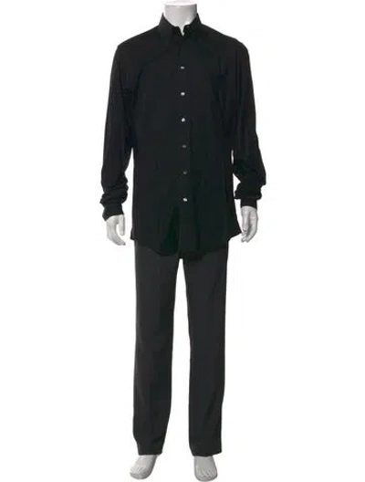 Pre-owned Dolce & Gabbana Long Sleeve Dress Shirt In Black