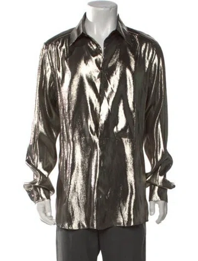 Pre-owned Dolce & Gabbana Long Sleeve Dress Shirt In Multicolor