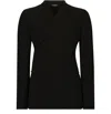 Dolce & Gabbana Wrap-design Wool Blazer In Black