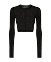 Dolce & Gabbana Logo Long-sleeved T-shirt In Black