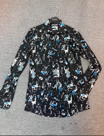 Dolce & Gabbana Long Sleeve Shirt In Black