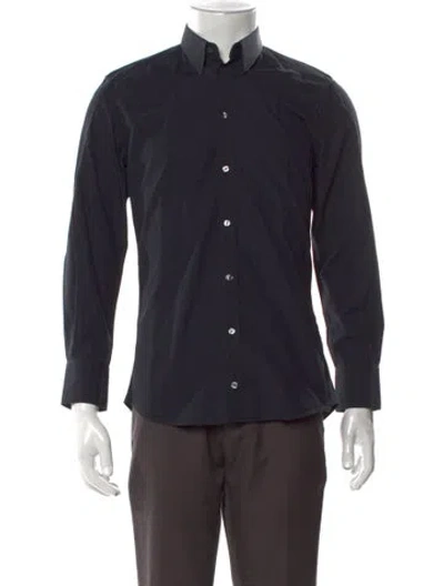 Pre-owned Dolce & Gabbana Long Sleeve Shirt In Blue