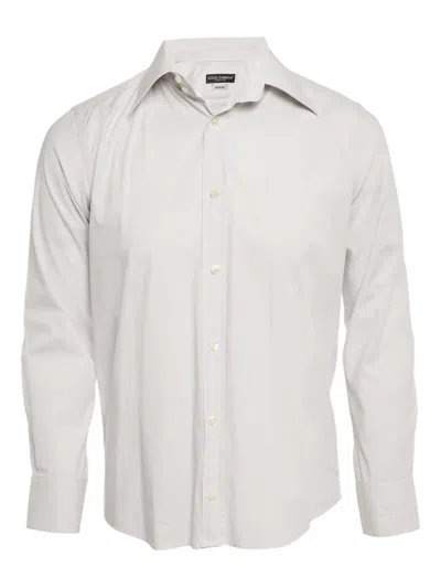 Pre-owned Dolce & Gabbana Long-sleeve Shirt In Gray