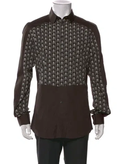 Pre-owned Dolce & Gabbana Long Sleeve Shirt In Gray