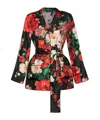Dolce & Gabbana Printed Floral Twill Shirt In Multi