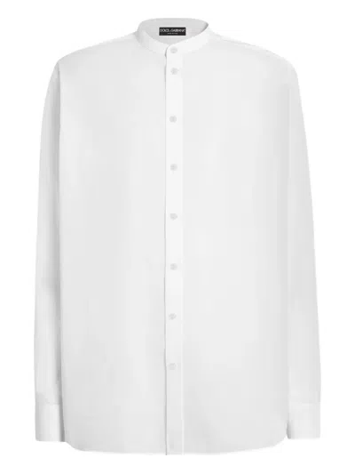 Dolce & Gabbana Long Sleeve Shirt In White