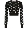 Dolce & Gabbana Long Sleeve Sweater In Black