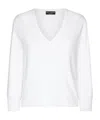 Dolce & Gabbana Viscose Sweater With Sailor Collar In White