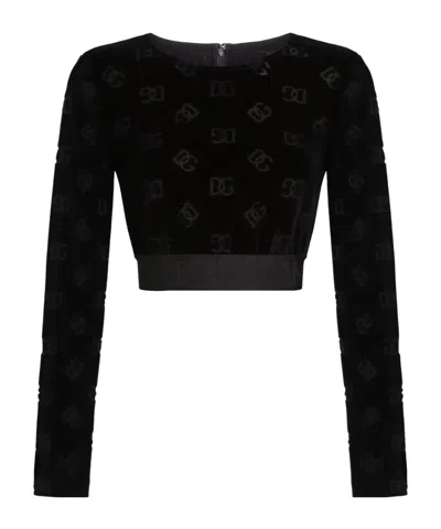 DOLCE & GABBANA DG-JACQUARD SWEATSHIRT