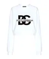 Dolce & Gabbana Logo-embroidered Pullover Sweatshirt In White