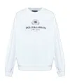 Dolce & Gabbana Short Sleeve Crewneck Sweater In White
