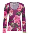 Dolce & Gabbana Long Sleeve T-shirt In Multicolor