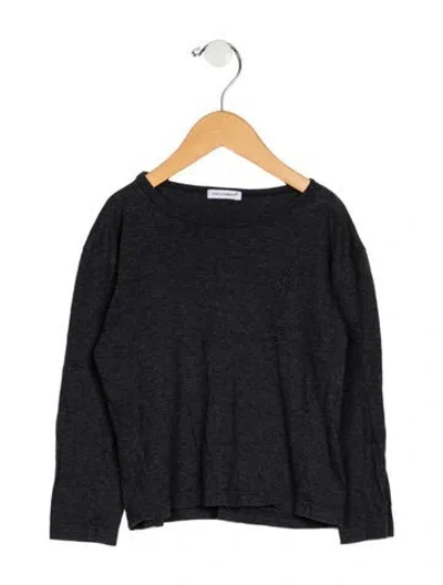 Pre-owned Dolce & Gabbana Babies' Long Sleeve Top In Grey