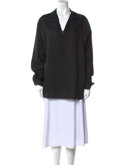 Pre-owned Dolce & Gabbana Long Sleeve Tunic In Black