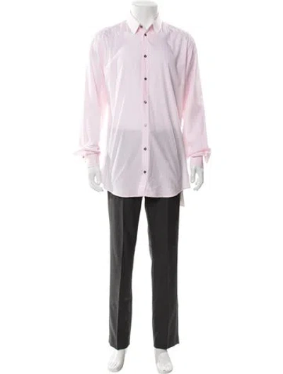 Pre-owned Dolce & Gabbana Long Sleeve Tuxedo Shirt In Pink