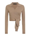 Dolce & Gabbana Long-sleeved Cardigan In Brown