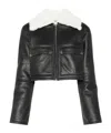 Dolce & Gabbana Leather Jacket In Black