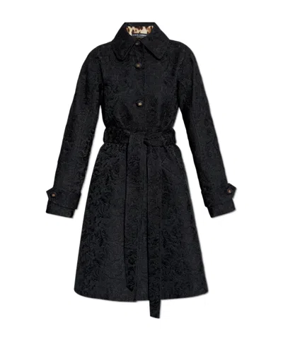 Dolce & Gabbana Long-sleeved Coat In Black