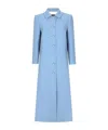 Dolce & Gabbana Single-breasted Virgin-wool Coat In Blue