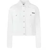Dolce & Gabbana Logo-patch Buttoned Jacket In White