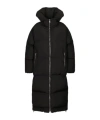 Dolce & Gabbana Long-sleeved Down Jacket In Black