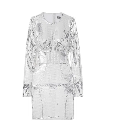 Dolce & Gabbana Long-sleeved Dress In Multi
