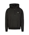Dolce & Gabbana Long-sleeved Hooded Hoodie In Black