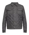 Dolce & Gabbana Button-fastening Quilted Jacket In Animal Print