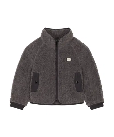 Dolce & Gabbana Kids' Long-sleeved Jacket In Gray