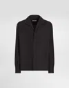 Dolce & Gabbana Three-button Linen Shirt In Black