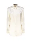 DOLCE & GABBANA LONG-SLEEVED SATIN SHIRT